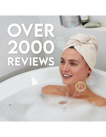 Toalla Turbante Dock & Bay Beige Bali - Súper Absorbente 63x25cm