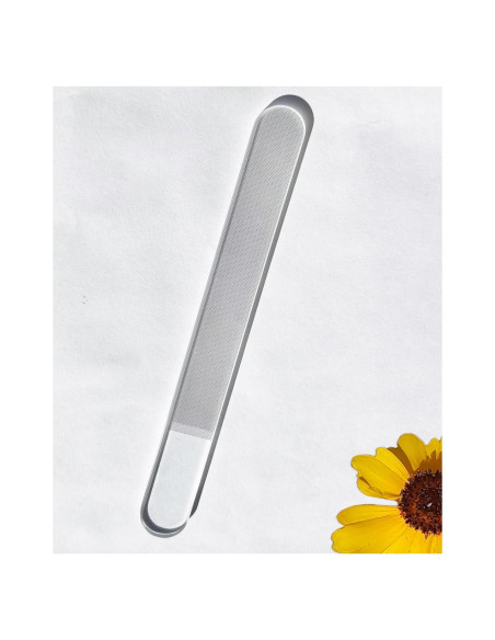 Lima de Uñas de Vidrio YESTAND - Textura Fina, 2 Unidades