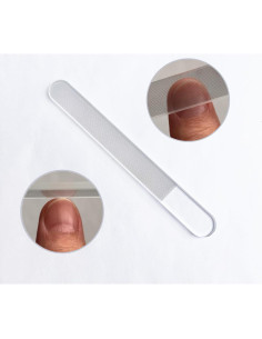 Lima de Uñas de Vidrio YESTAND - Textura Fina, 2 Unidades 2