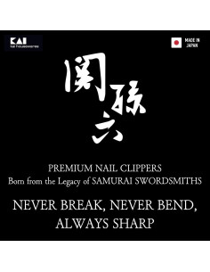 Cortauñas KAI Japonés Acero Inoxidable 9cm con Lima 2