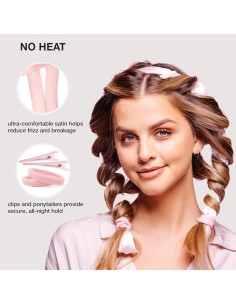 Conair Rulos de Satén Sin Calor - Conjunto para Rizos y Ondas 2