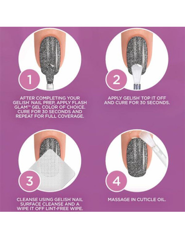 Esmalte de Uñas Gelish Mini 8.79 ml - Reflectivo Iridiscente