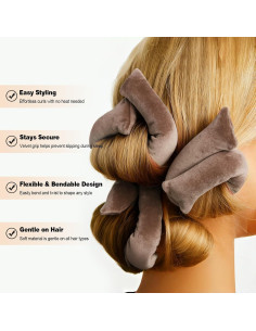 Juego de Varillas para Rizar Sin Calor ZHENSILK - 8 Piezas 2