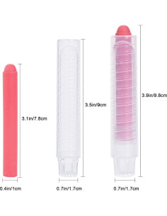 Tiza Sin Polvo DODHEG 12 Pcs Multicolor para Pizarrón 2