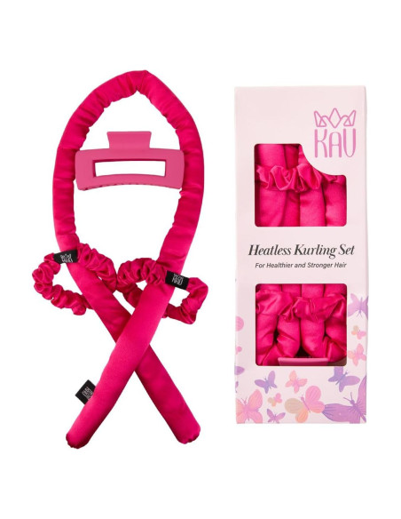 Rizador de Cabello Sin Calor KAV - Set de Satén 4 en 1