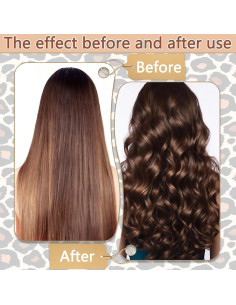 Set de Rizadores de Cabello Sin Calor ZEYER 3 Pcs Leopardo 2