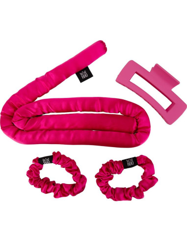 Rizador de Cabello Sin Calor KAV - Set de Satén 4 en 1