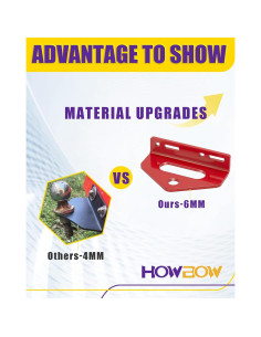 Enganche de remolque HOWBOW giro cero con pasador 0.98 kg 2