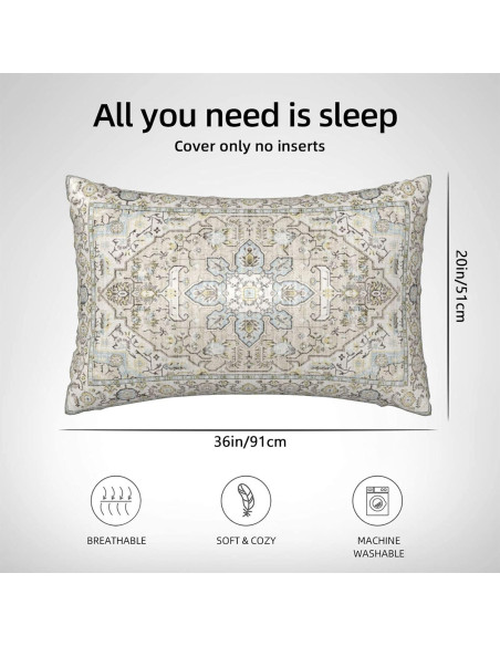 Funda de Almohada King JKJNLHJE Imitación Seda Beige 50.8x91.4 cm