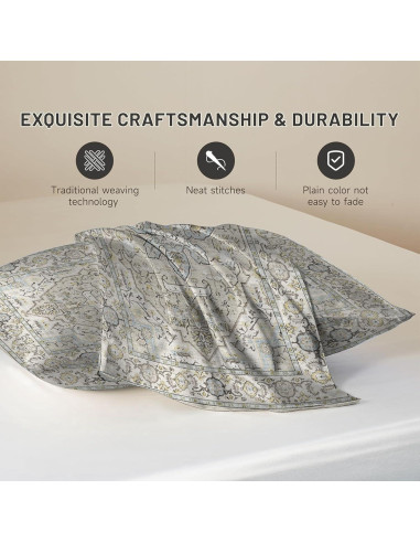 Funda de Almohada King JKJNLHJE Imitación Seda Beige 50.8x91.4 cm