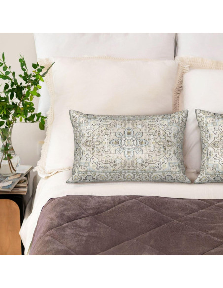 Funda de Almohada King JKJNLHJE Imitación Seda Beige 50.8x91.4 cm