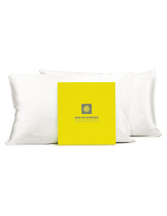 Funda de Almohada de Seda Orgánica Fishers Finery 25mm - 2PK