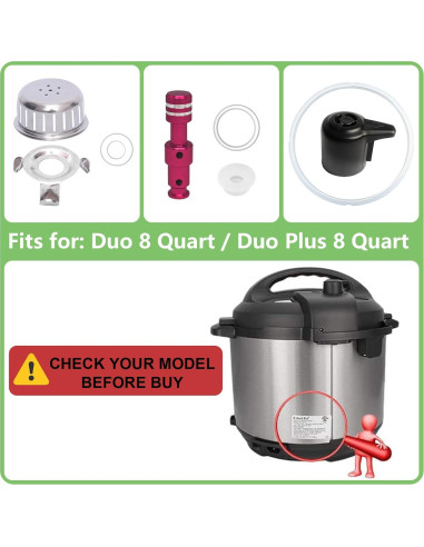 11 Piezas Accesorios Instant Pot Duo 8 Qt - Repuestos