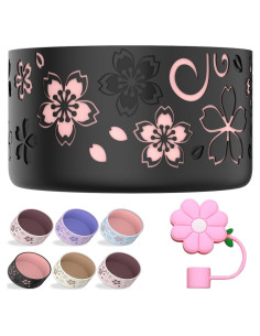 Botín Floral WTUNE para Taza Stanley Quencher 30/40oz