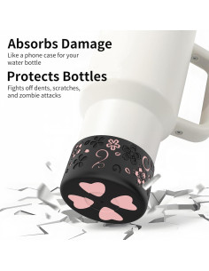 Botín Floral WTUNE para Taza Stanley Quencher 30/40oz 2