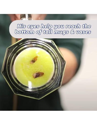 Esponja de Cocina Scrub Daddy - Aroma a Limón - Sin Rayones - Resistente a Olores - 1 Cuenta