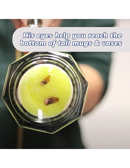 Esponja de Cocina Scrub Daddy - Aroma a Limón - Sin Rayones - Resistente a Olores - 1 Cuenta