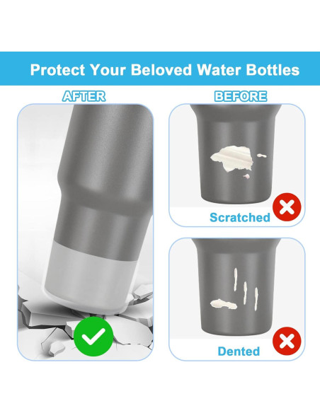 4 Botines de Silicona DGYJJZ para Stanley 40oz y 30oz