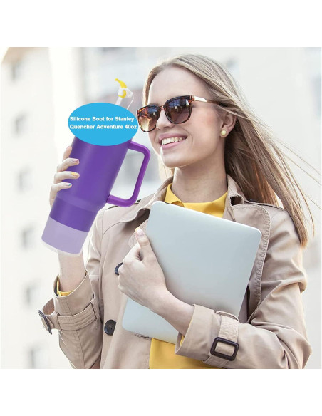 4 Botines de Silicona DGYJJZ para Stanley 40oz y 30oz