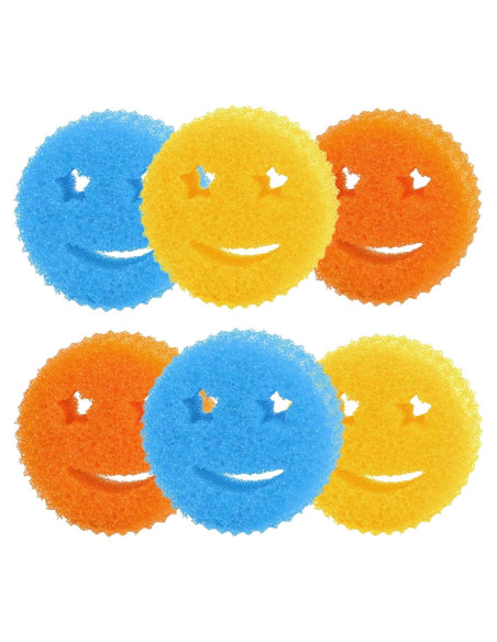 Esponjas de Fregar HELIME 6 Pcs Multicolor Sin Rayones