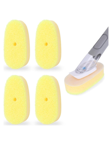 Recargas de Esponja Scrub Daddy STTH Amarillo 4 Piezas