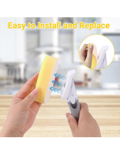 Recargas de Esponja Scrub Daddy STTH Amarillo 4 Piezas 2