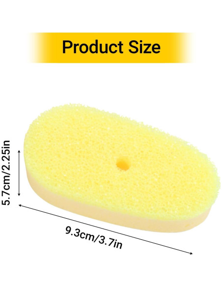 Recargas de Esponja Scrub Daddy STTH Amarillo 4 Piezas