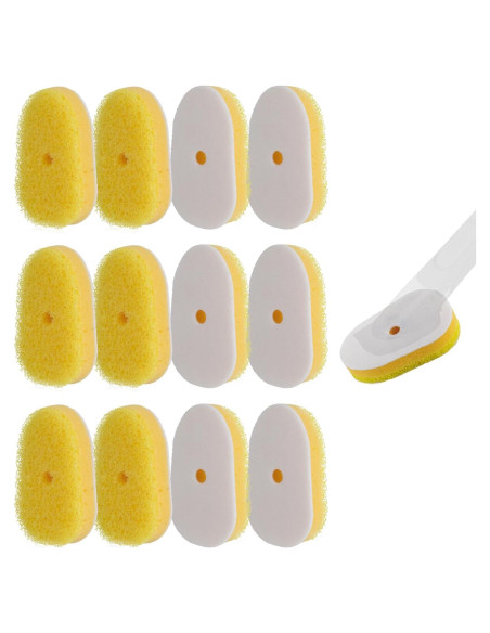 12 Recargas de Esponja para Varita de Platos Eiszhjk