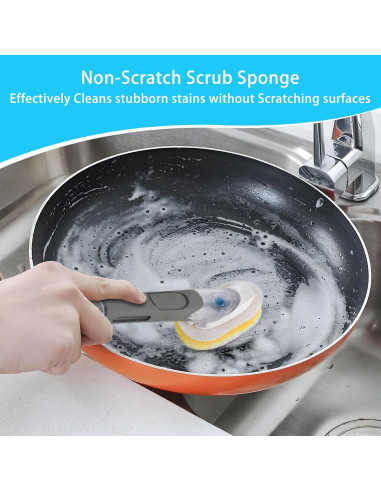 12 Recargas de Esponja para Varita de Platos Eiszhjk