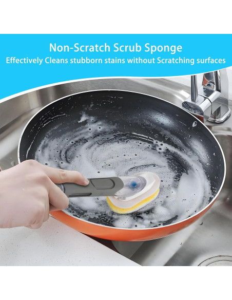 12 Recargas de Esponja para Varita de Platos Eiszhjk