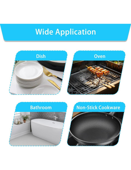 12 Recargas de Esponja para Varita de Platos Eiszhjk