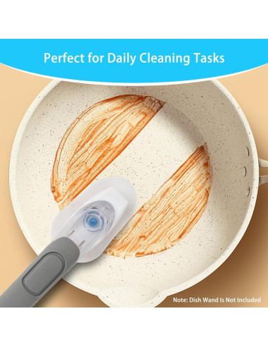 12 Recargas de Esponja para Varita de Platos Eiszhjk