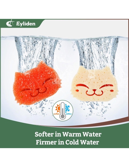 Esponjas de Fregar Eyliden 6 Piezas Doble Cara Smart-Temp