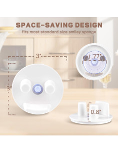 Soporte para Esponja Scrub Daddy Discount Parts Direct Blanco 2