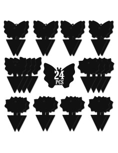 Trampa Adhesiva USKICH para Moscas y Mosquitos - 24 Pzs Negros