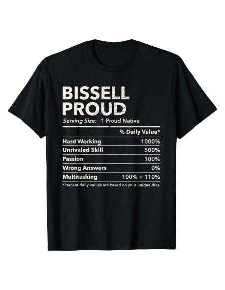 Camiseta Vintage Bissell NJ para Hombre - Diseño Retro