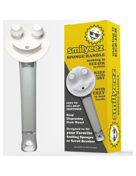 Organizador de Fregadero Smilyeez con Mango Sonriente y Esponjas