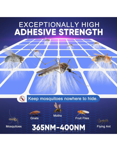 20 Placas Adhesivas Reemplazables Alikguu para Trampa Moscas