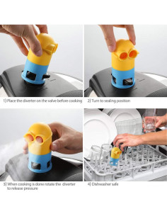 Desviador de Vapor SiCheer para Olla a Presión LUX y Foodi 2