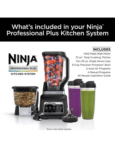 Ninja Professional Plus BN805A Sistema de Cocina 1400W 5-en-1
