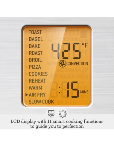 Horno Inteligente Freidora de Aire Breville BOV860BSS 11 Funciones