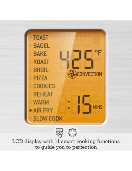 Horno Inteligente Freidora de Aire Breville BOV860BSS 11 Funciones