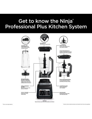 Ninja Professional Plus BN805A Sistema de Cocina 1400W 5-en-1