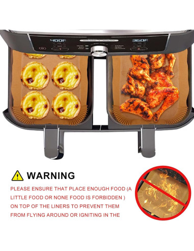 100 Pcs Papel para Hornear Rectangular Palksky 8.6x5.5 cm