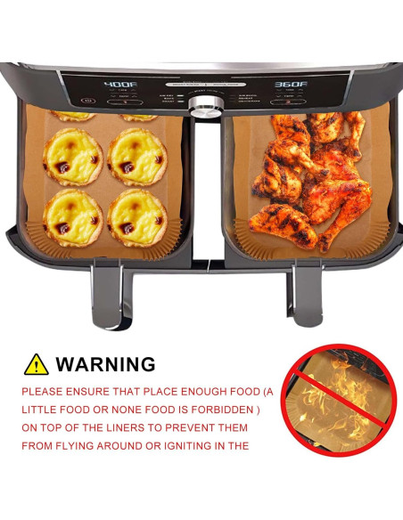 100 Pcs Papel para Hornear Rectangular Palksky 8.6x5.5 cm