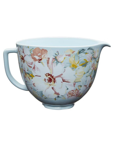 Tazón de Cerámica KitchenAid 5 Cuartos Gardenia Blanca