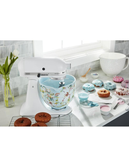 Tazón de Cerámica KitchenAid 5 Cuartos Gardenia Blanca