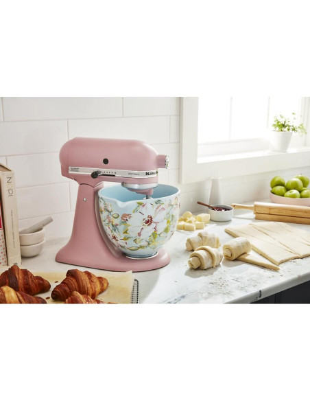 Tazón de Cerámica KitchenAid 5 Cuartos Gardenia Blanca