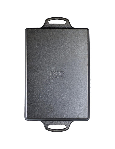 Cazuela de Hierro Fundido Lodge 23x33 cm Sazonada Negra