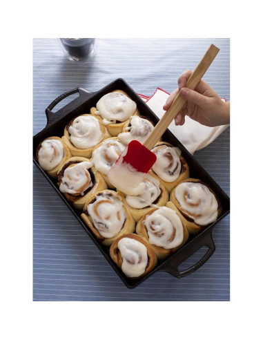 Cazuela de Hierro Fundido Lodge 23x33 cm Sazonada Negra